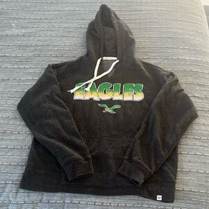 Eagles size large women’s 47 brand hoodie, worn only 2 times EUC